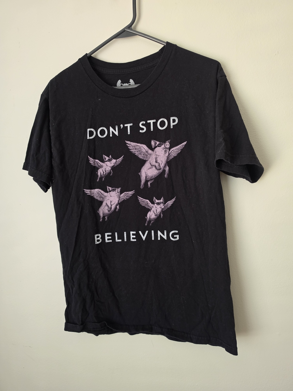 Headline Shirts Black Graphic Tee - White Ink Label
